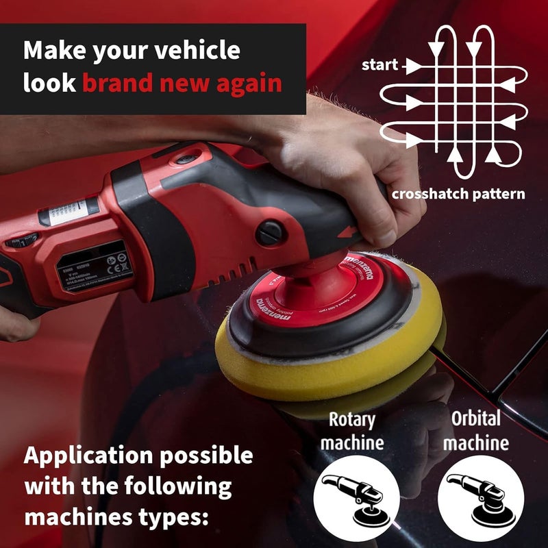 menzerna One-Step Polish 3in1 I Medium Cut Polish with High Gloss Finish & Seal in One I Buffing & Polishing Compound for Car Maintenance I Swirls, Holograms & Scratches I Car Body Repair I 16 fl oz. - Image 3